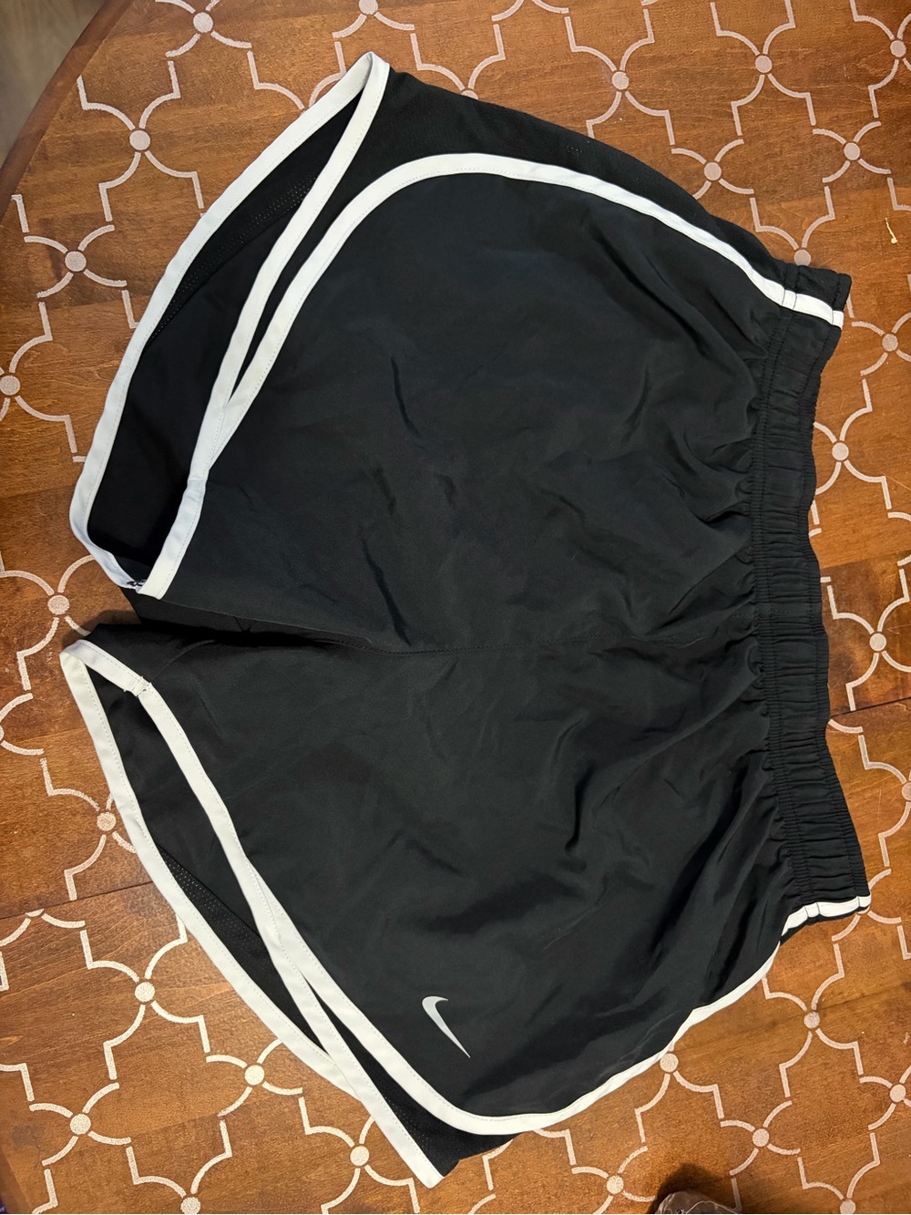 Nike Black and White Dri Fit Women’s Athletic Shorts